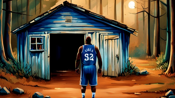 NBA Legend Shaquille O'Neal faces an even larger shack.