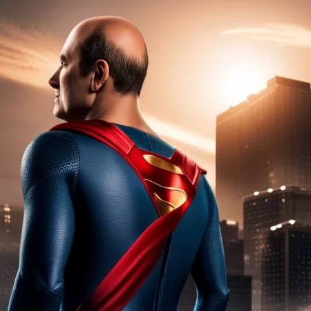 Superman if he were suffering from male pattern baldness